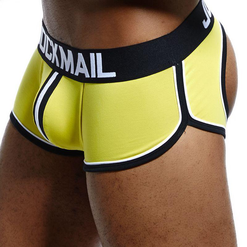 JockMail Mens Underwear Cotton Low Waist Thongs