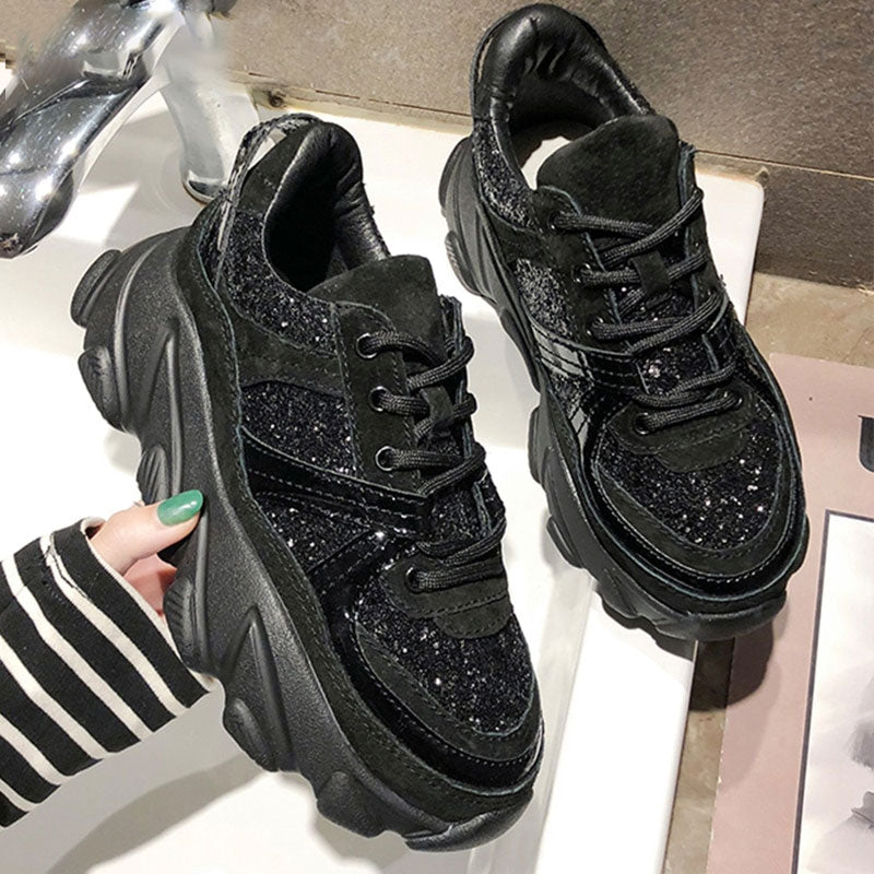 Platform Wedges Chunky Sneakers