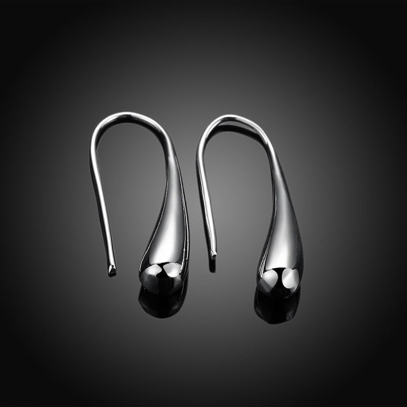 925 Silver Teardrop/Water drop/Raindrop Dangle Earrings
