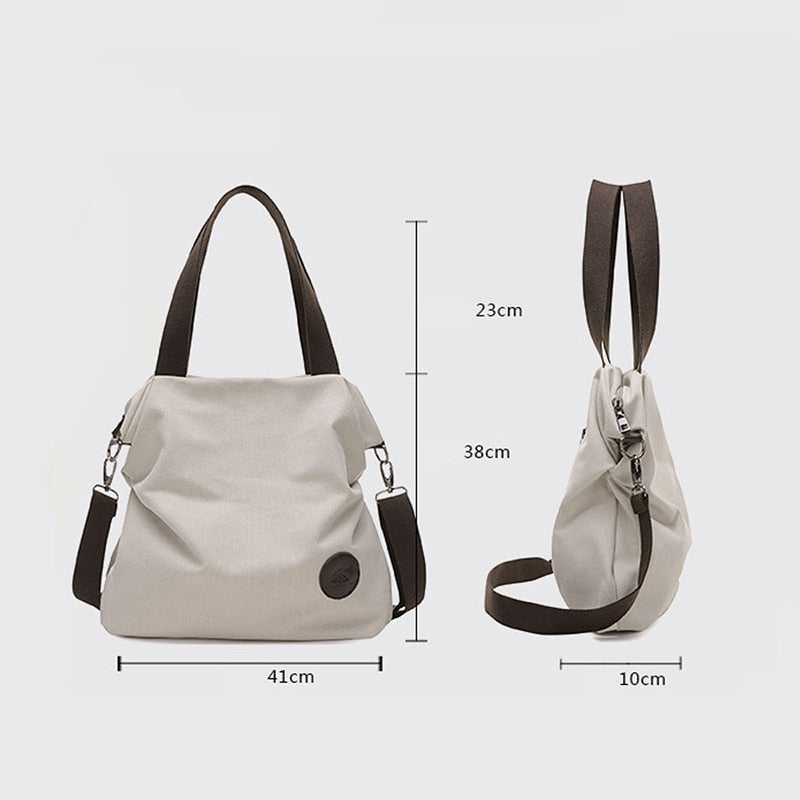 Kvky Brand Large Pocket Casual Tote