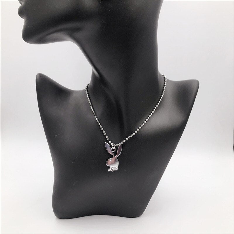 New Women Cute Long Ear Bunny Pendant