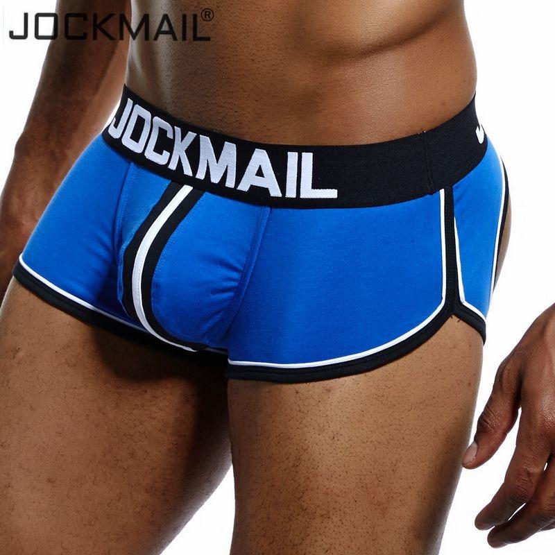 JockMail Mens Underwear Cotton Low Waist Thongs