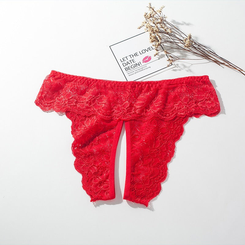 Temptation Sexy Leak Hip Open Stall Exciting Erotic Panties Open Crotch