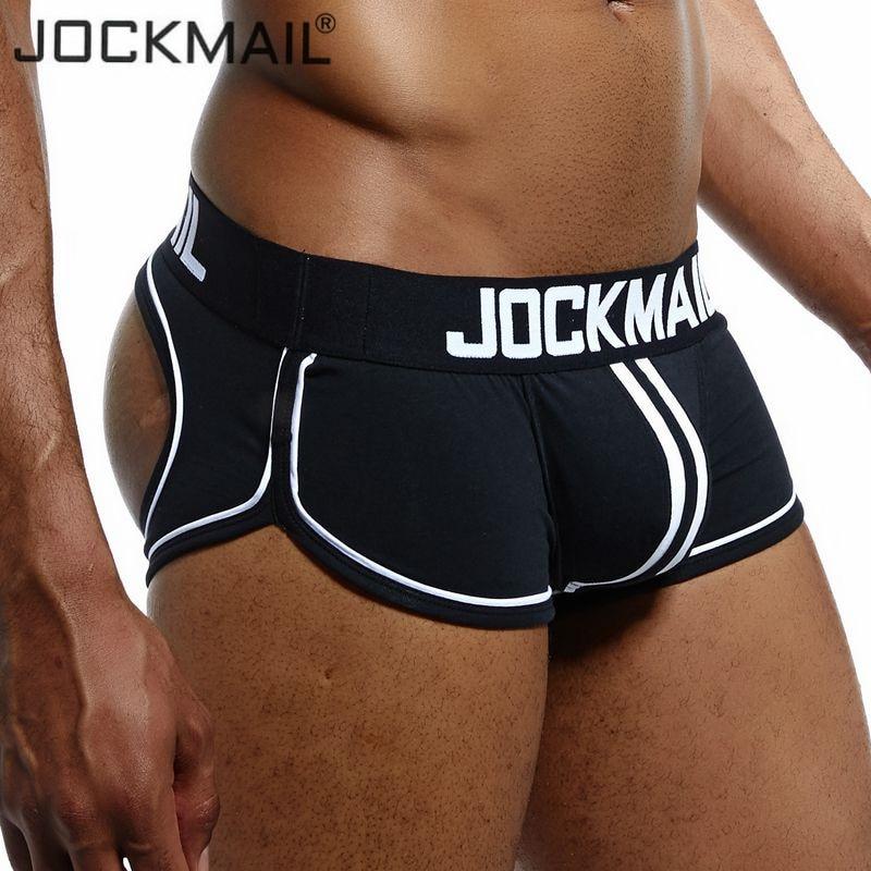 JockMail Mens Underwear Cotton Low Waist Thongs