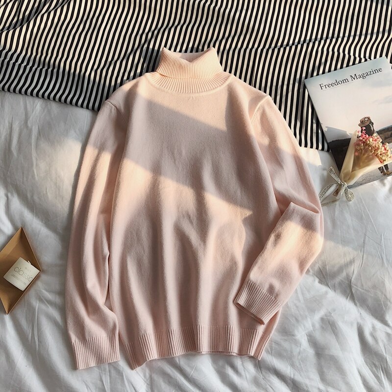 Men's Winter Pullover Turtle Neck Sweater