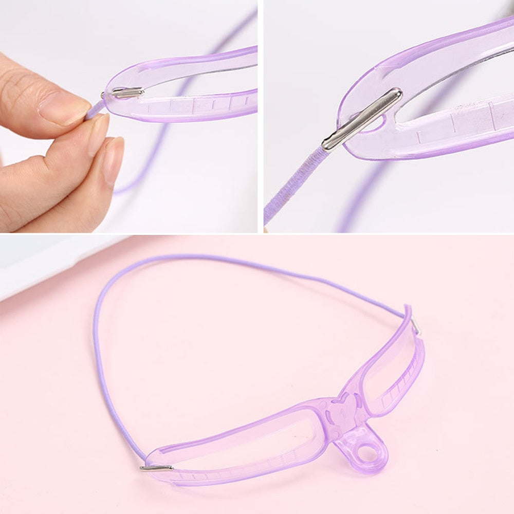 Reusable 8 in1 Eyebrow Shaping Template