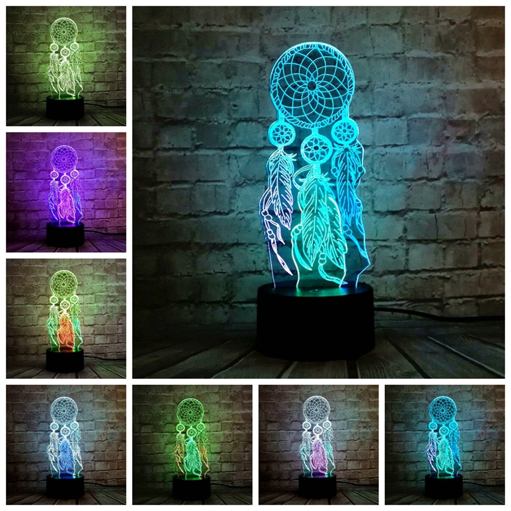 Wind Chimes Table Lamp