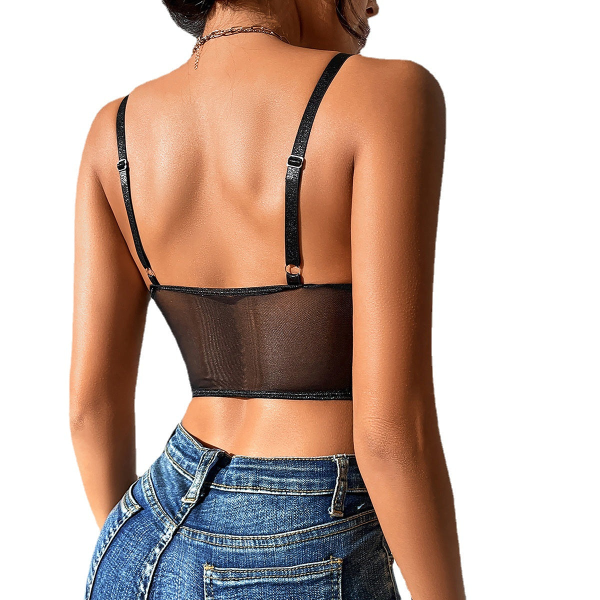 Sexy Lace Fashion Street Style Crossover Corset
