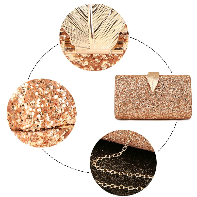Sequined Clutch Evening Bags