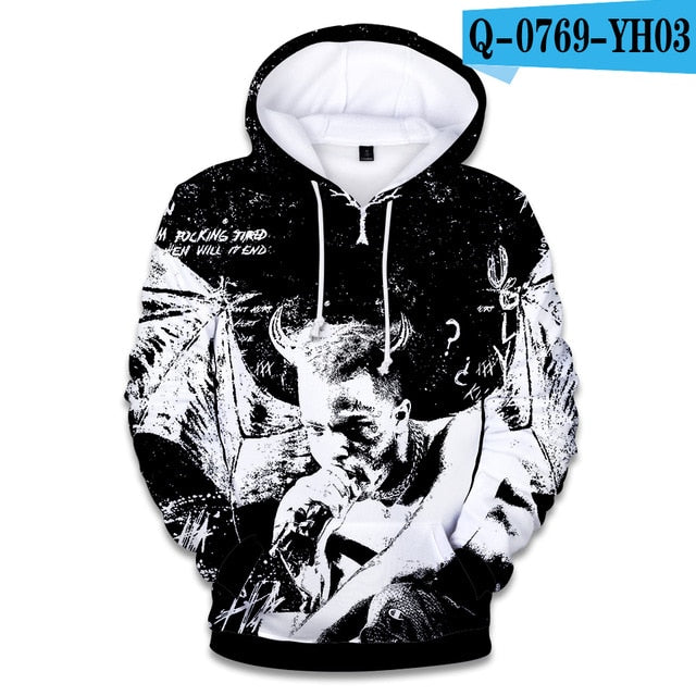 Rapper XXX Tentacion Cotton Hoodies