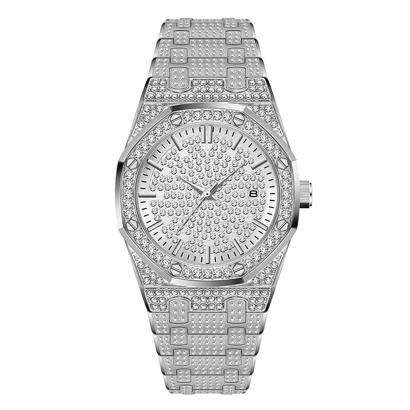 Men Luxury Brand Diamond Watches