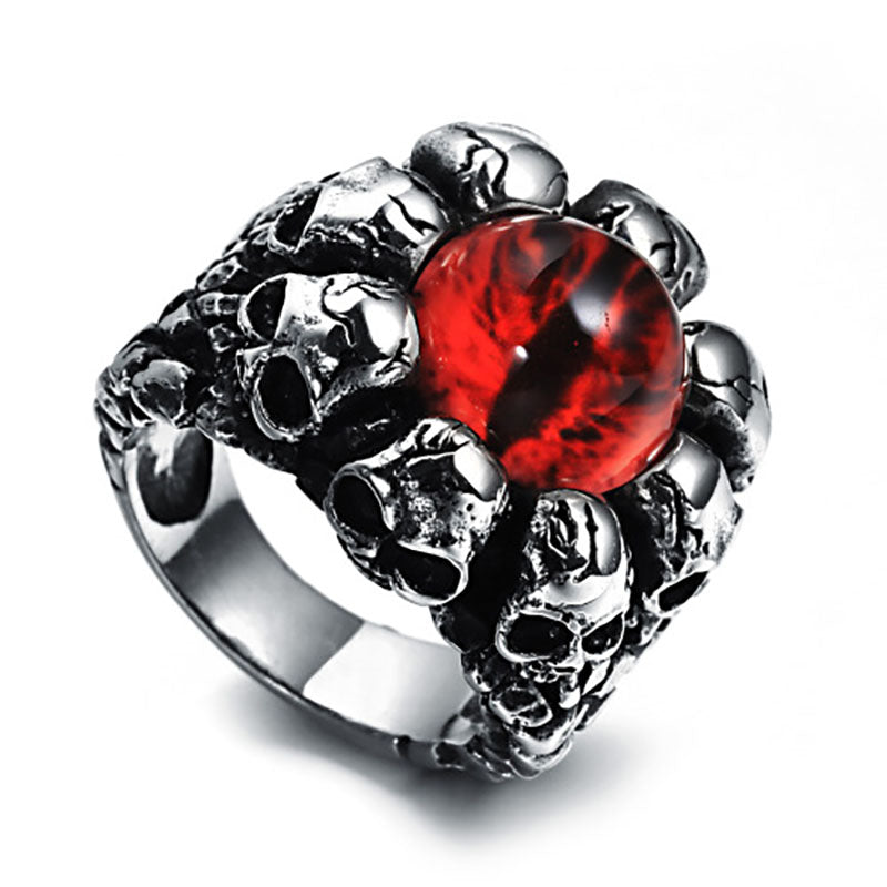 Skull Biker Punk Rings