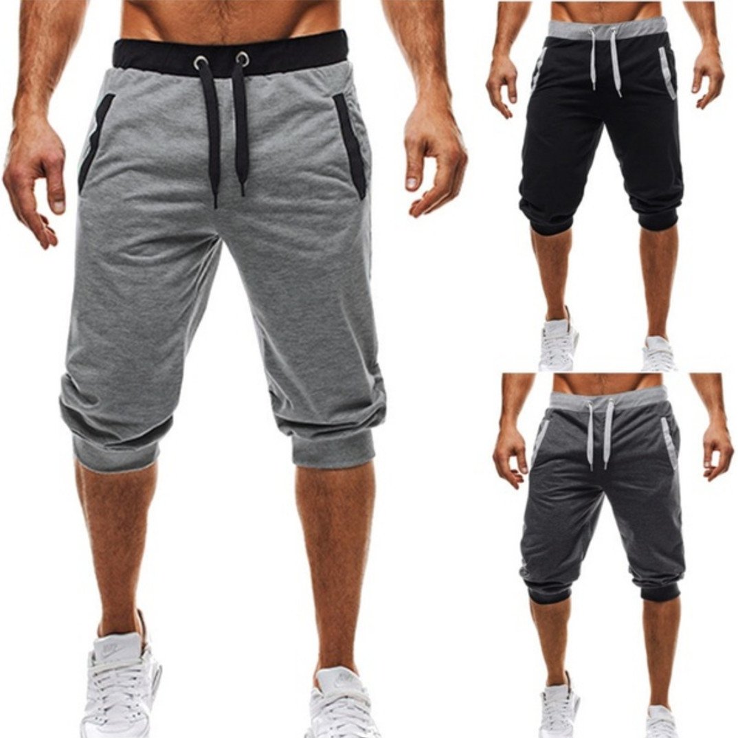 Slim Fit Mens gym Joggers Workout Shorts