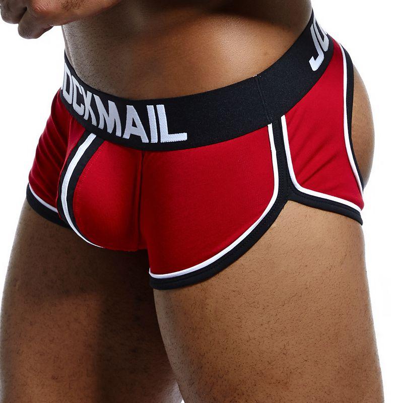 JockMail Mens Underwear Cotton Low Waist Thongs