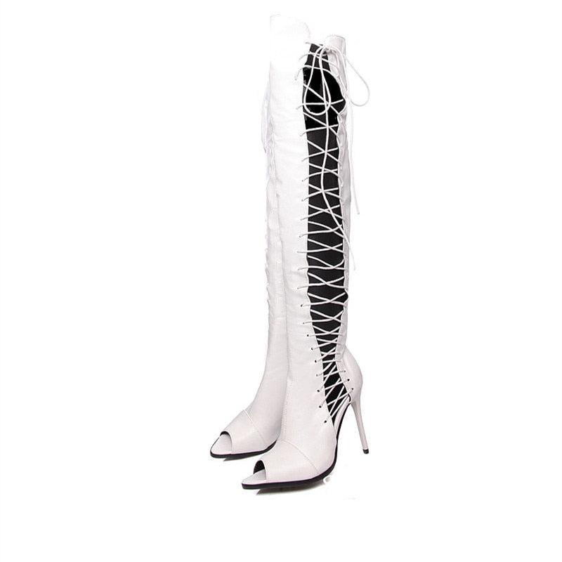 Sexy women knee high boots