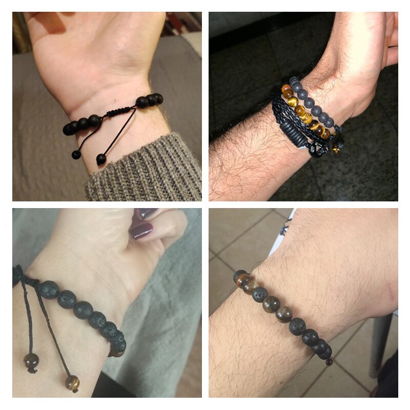 Men Bracelet Tiger Eye