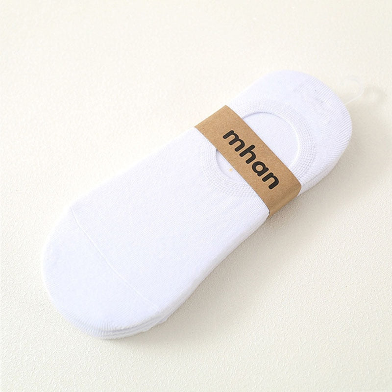 5Pair / Lot Fashion Happy Men Boat Socks