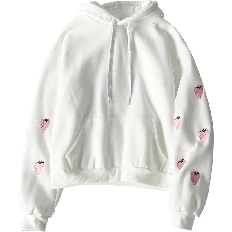 Embroidery Lavender Pink Sweatshirt