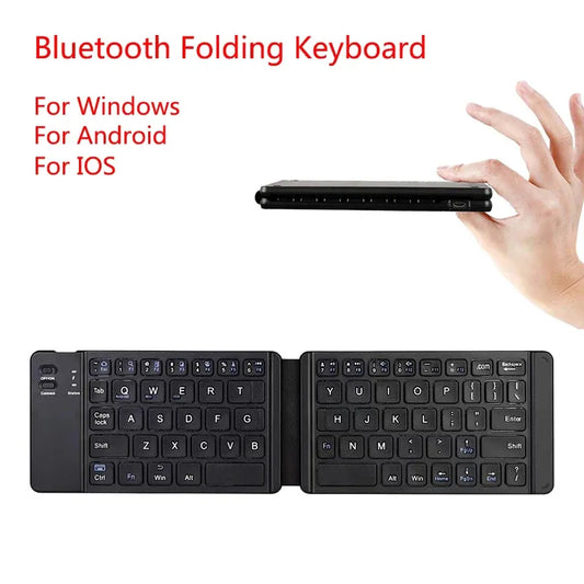 Handy Bluetooth Folding Mini Backlit Foldable Wireless Keypad