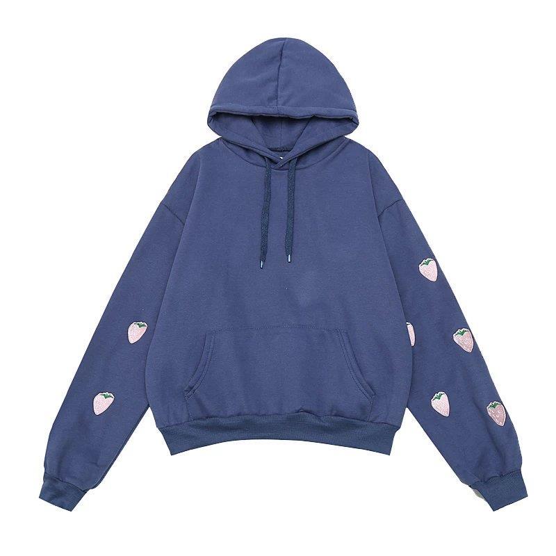 Embroidery Lavender Pink Sweatshirt