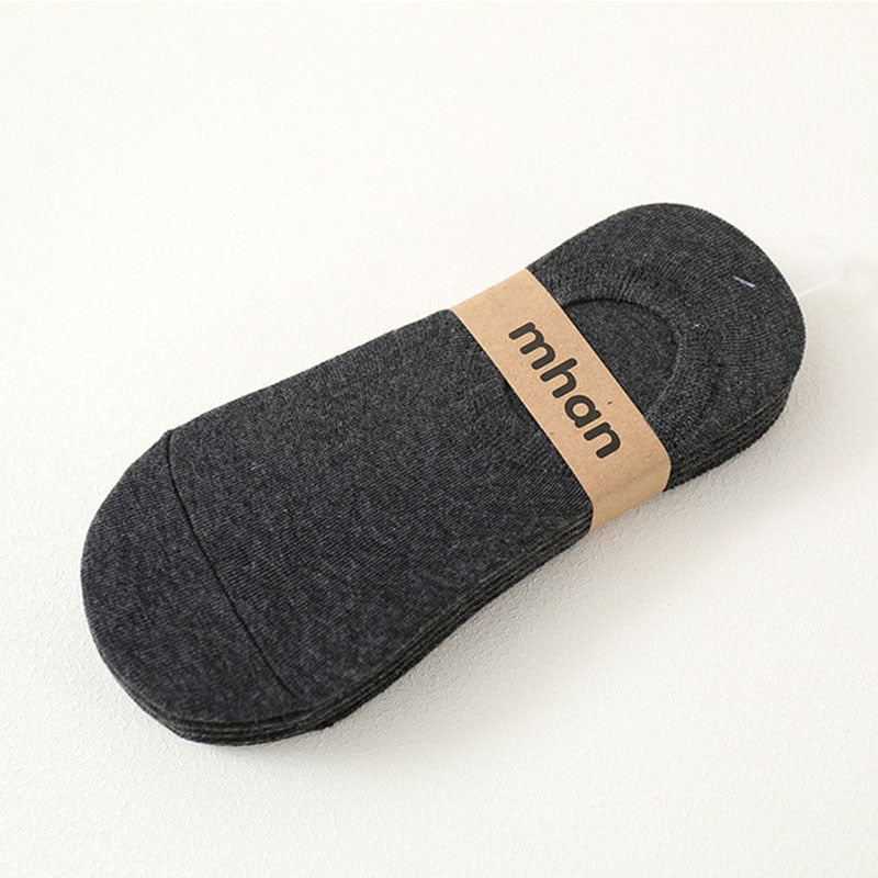 5Pair / Lot Fashion Happy Men Boat Socks