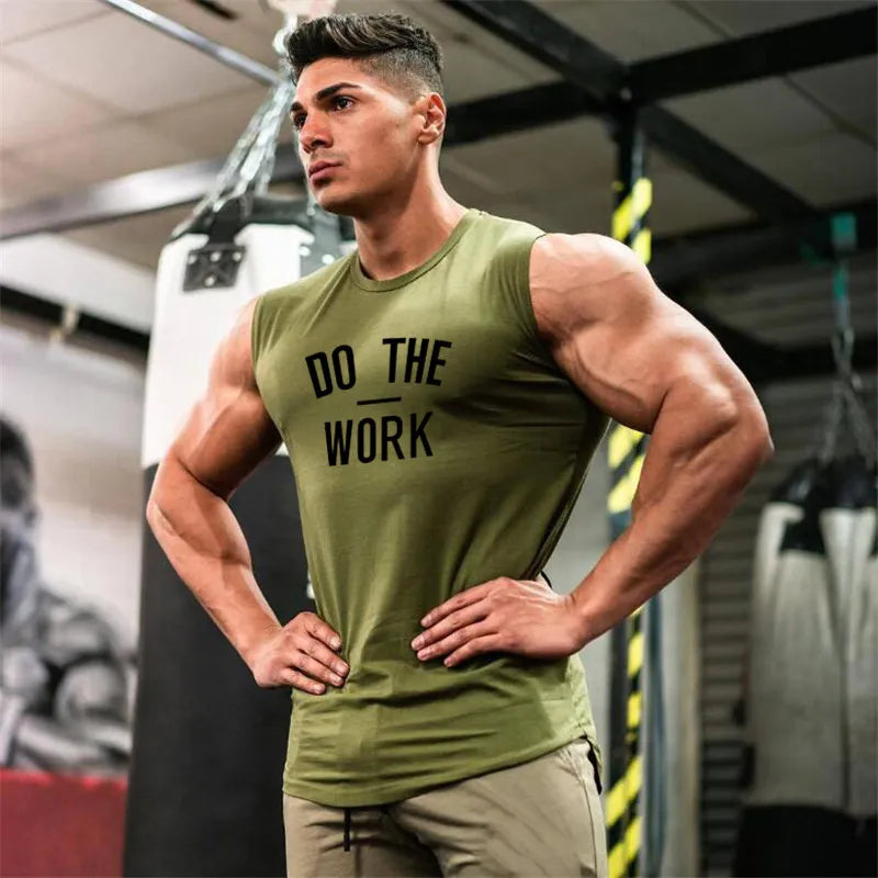 Muscleguy Brand Gyms Workout Sleeveless Shirt