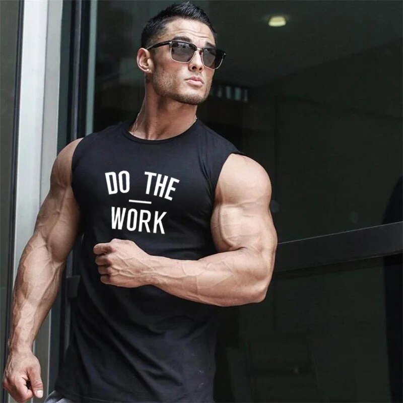 Muscleguy Brand Gyms Workout Sleeveless Shirt