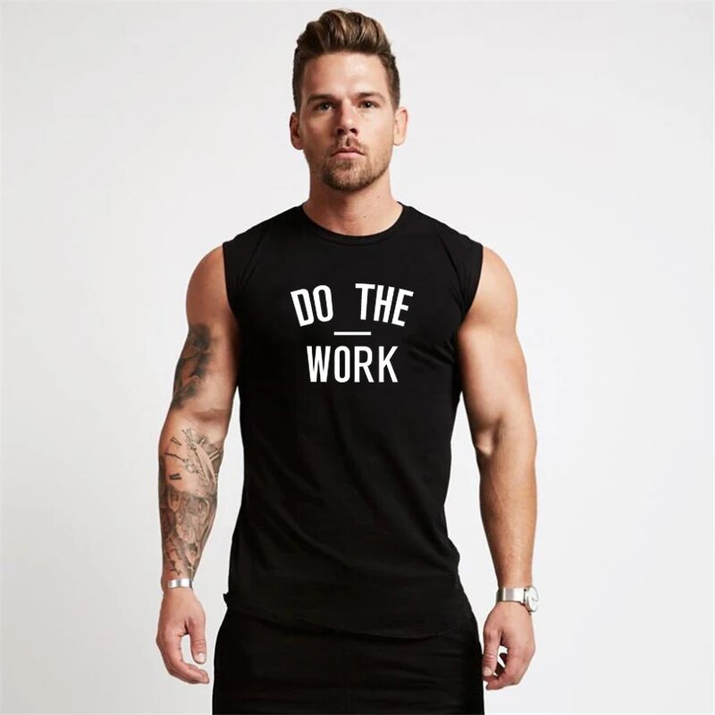 Muscleguy Brand Gyms Workout Sleeveless Shirt