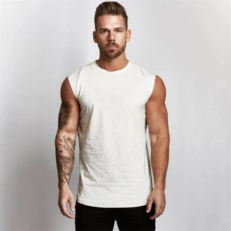 Muscleguy Brand Gyms Workout Sleeveless Shirt