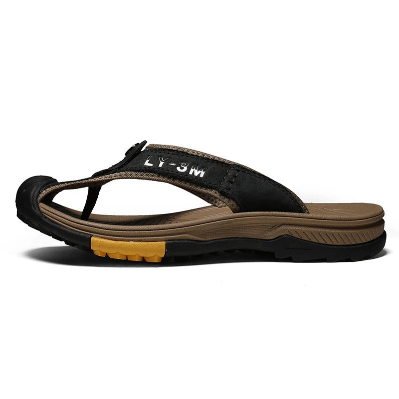 Genuine Cow Leather Men Sandals