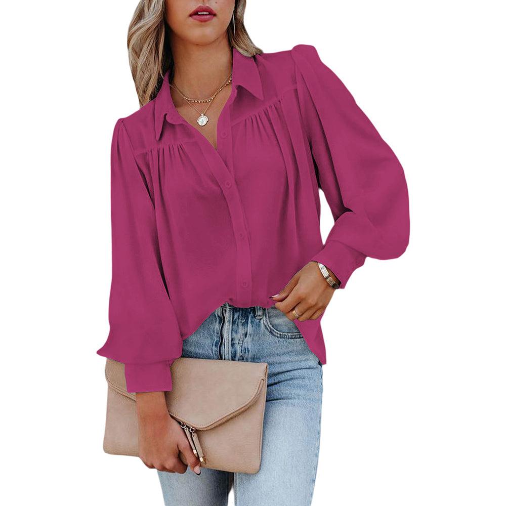 Solid Color Thin Shirt