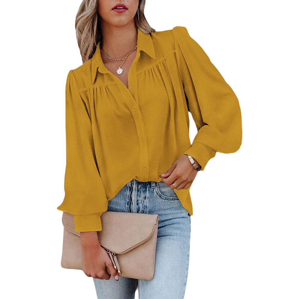 Solid Color Thin Shirt