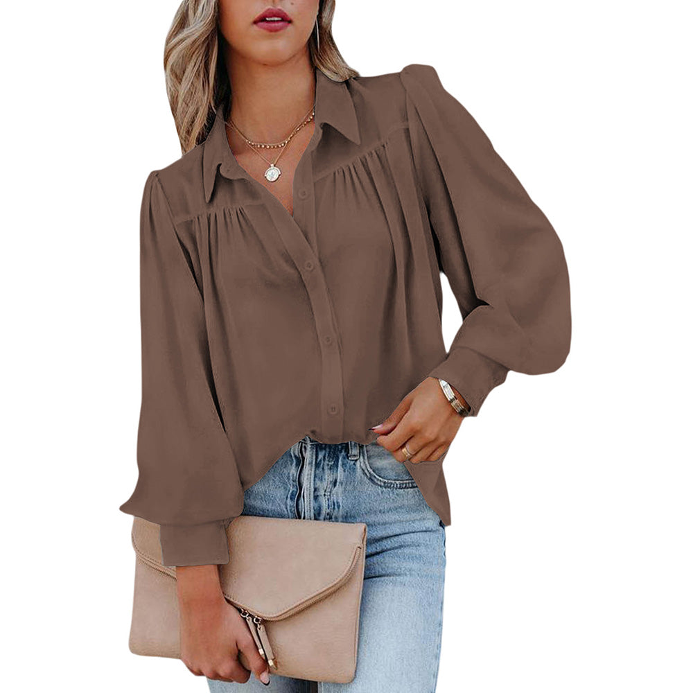 Solid Color Thin Shirt