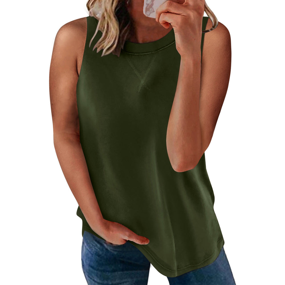 Loose Summer Solid Color Amazon Vest