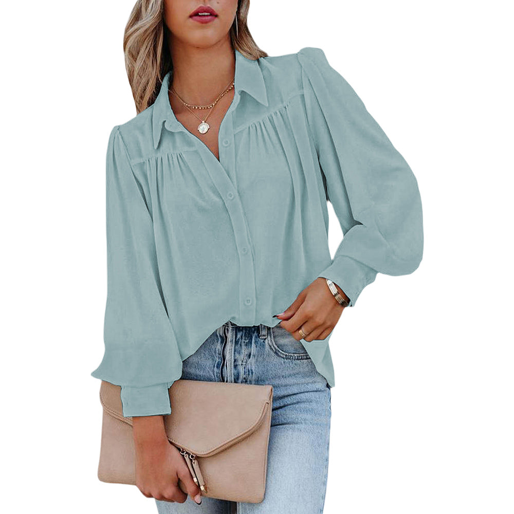 Solid Color Thin Shirt