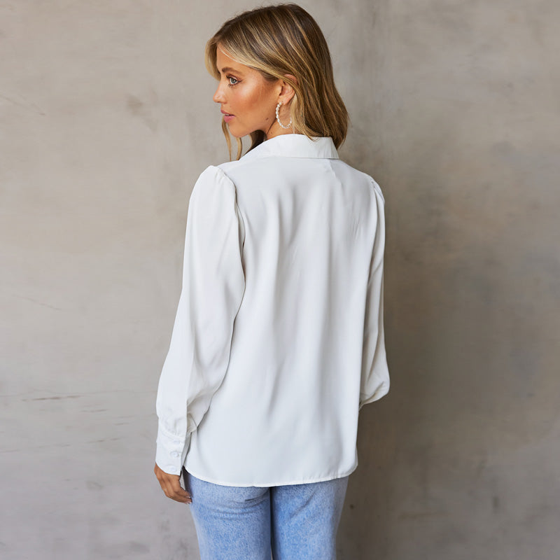 Solid Color Thin Shirt
