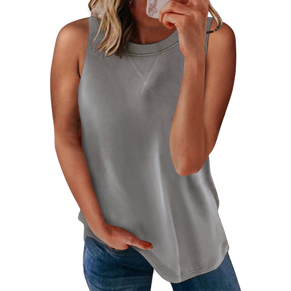 Loose Summer Solid Color Amazon Vest