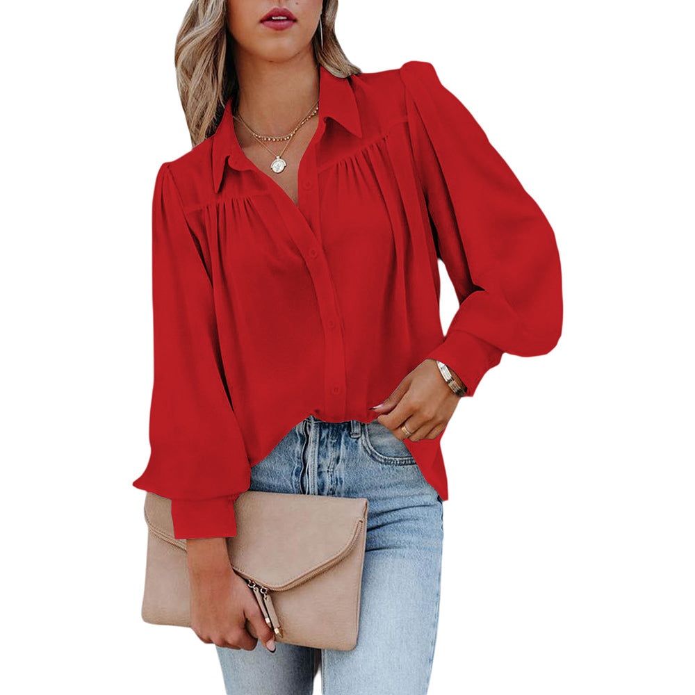 Solid Color Thin Shirt