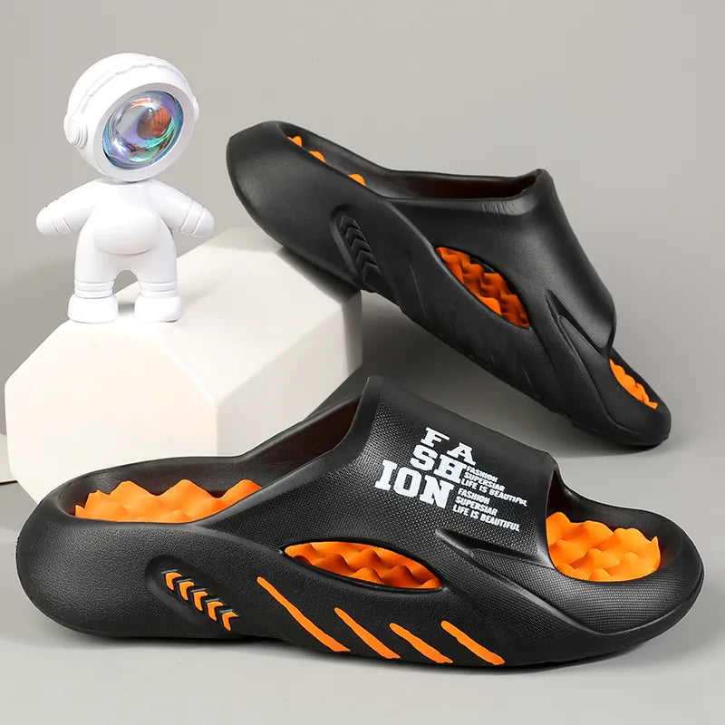 New Summer Men Massage Slippers