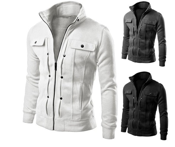 Cardigan Multi Button Hoodies