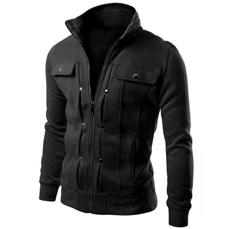 Cardigan Multi Button Hoodies