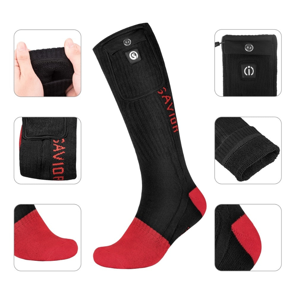 Warm heating socks,