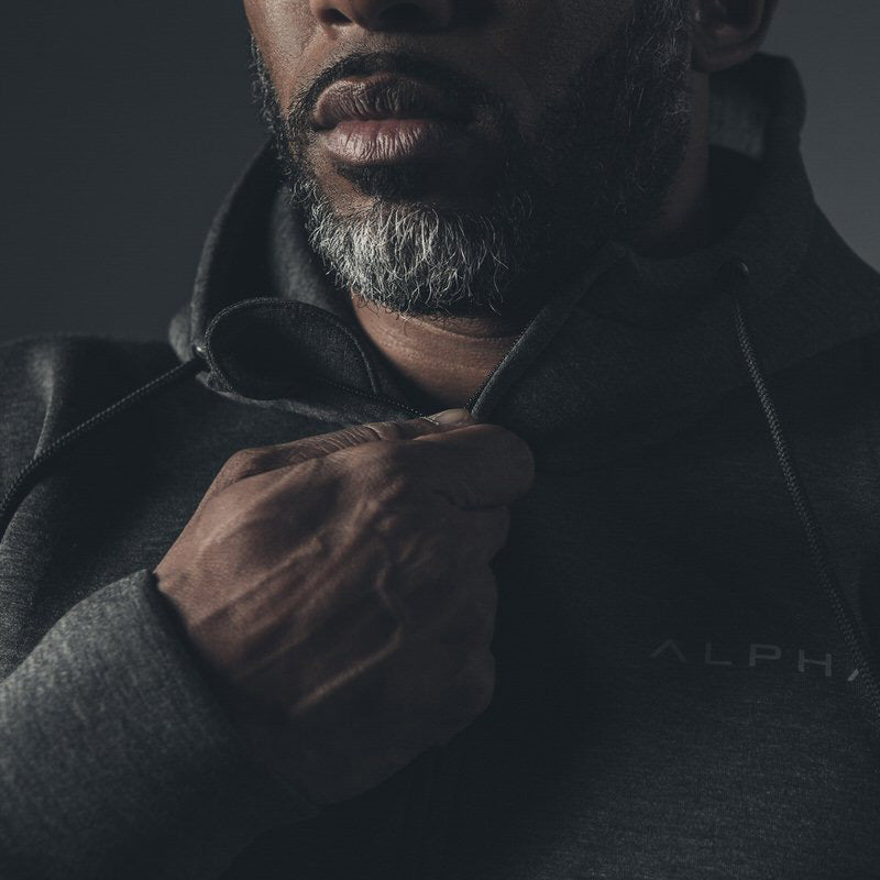 Alpha Brand Hoody Cotton Long Sleeves