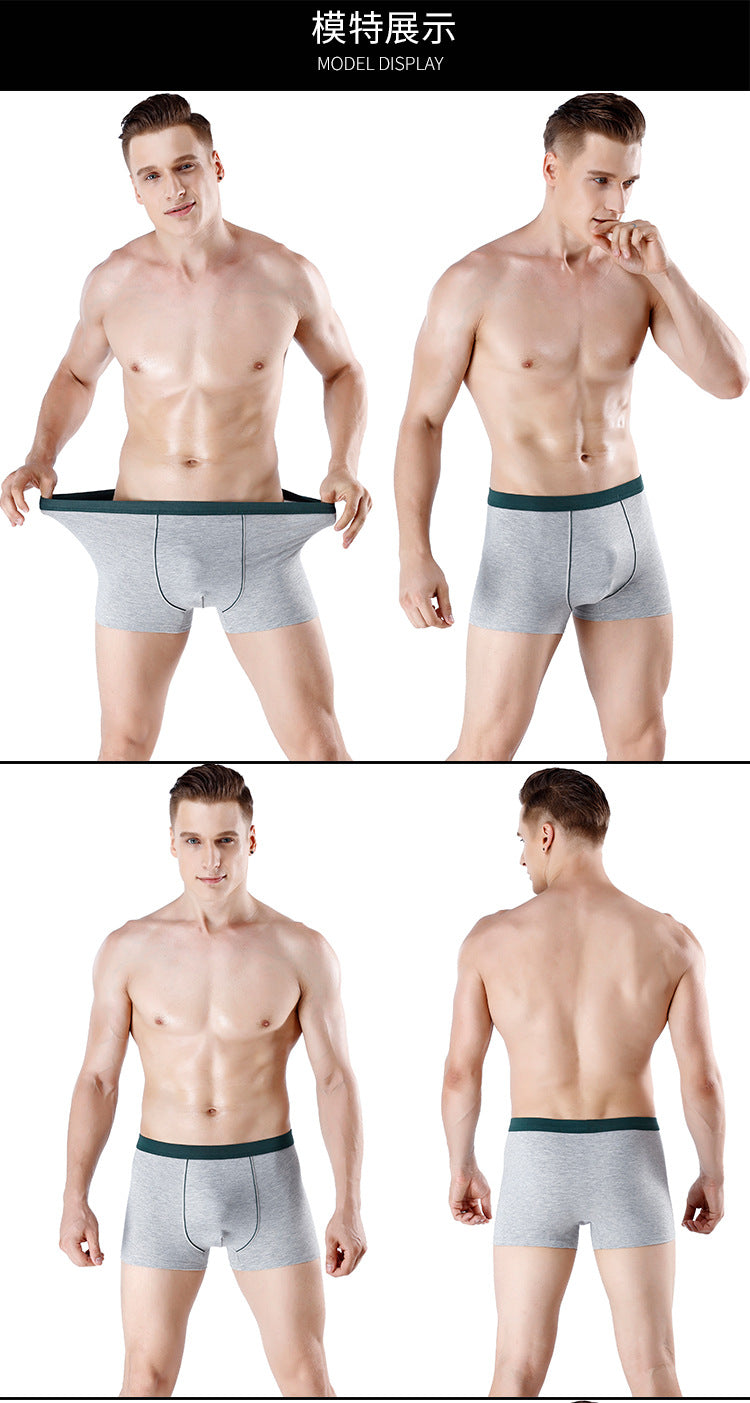 Men's cotton underwear plus size