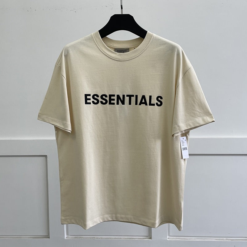FEAR OF GOD ESSENTIALS Chest Letter High Street Short Sleeve T shirt