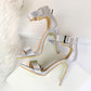 Women Newest Classic Satin 11cm High Heels