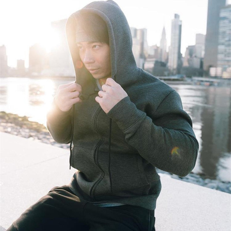 Alpha Brand Hoody Cotton Long Sleeves