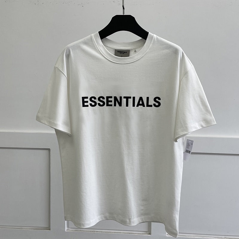 FEAR OF GOD ESSENTIALS Chest Letter High Street Short Sleeve T shirt