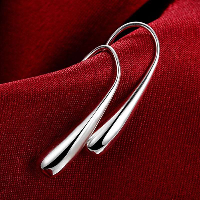 925 Silver  Teardrop/Water drop/Raindrop Dangle Earrings