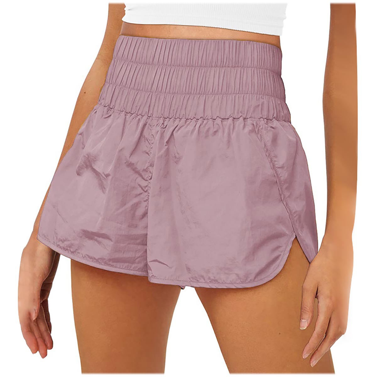 New Elastic High Waist Sports Breathable Quick-Drying Shorts